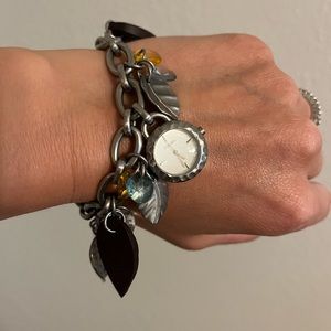 Fossil watch- charm bracelet style